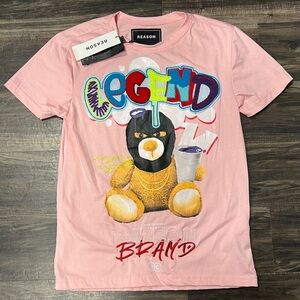 Reason Pink  Legend Graphic T-Shirt